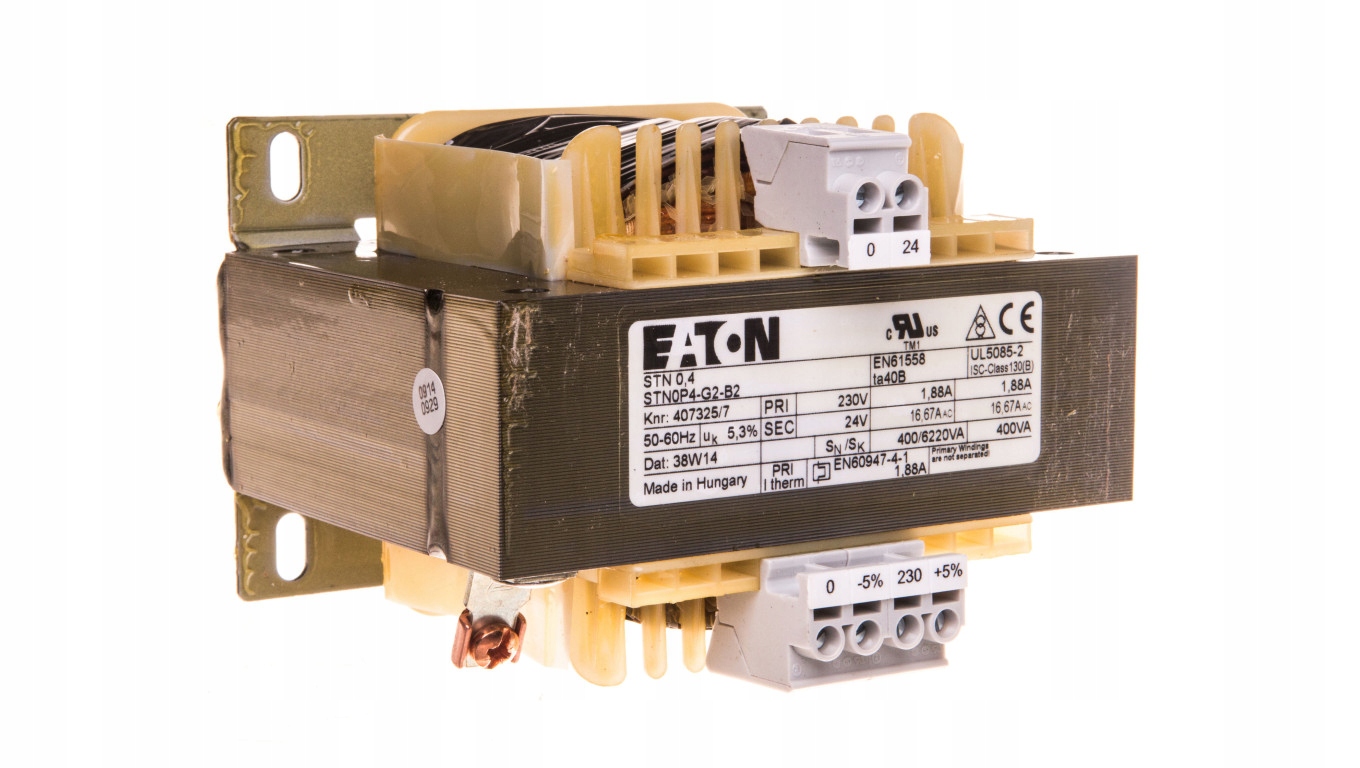 1-fázový transformátor 400VA 230 / 24V STN0,4 (230/24