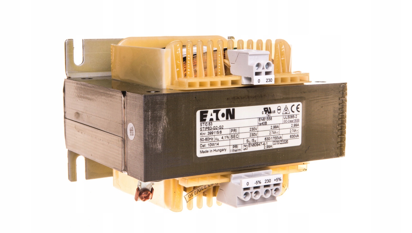 1-fázový transformátor 630VA 230 / 230V STI 0,63 (230 /