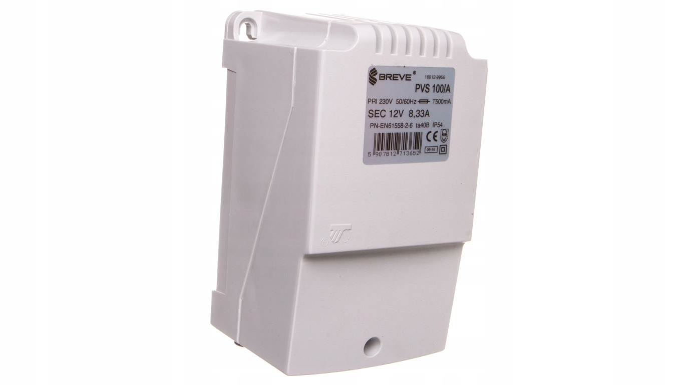 1-fázový PVS transformátor 100VA 230 / 12V / v kryte