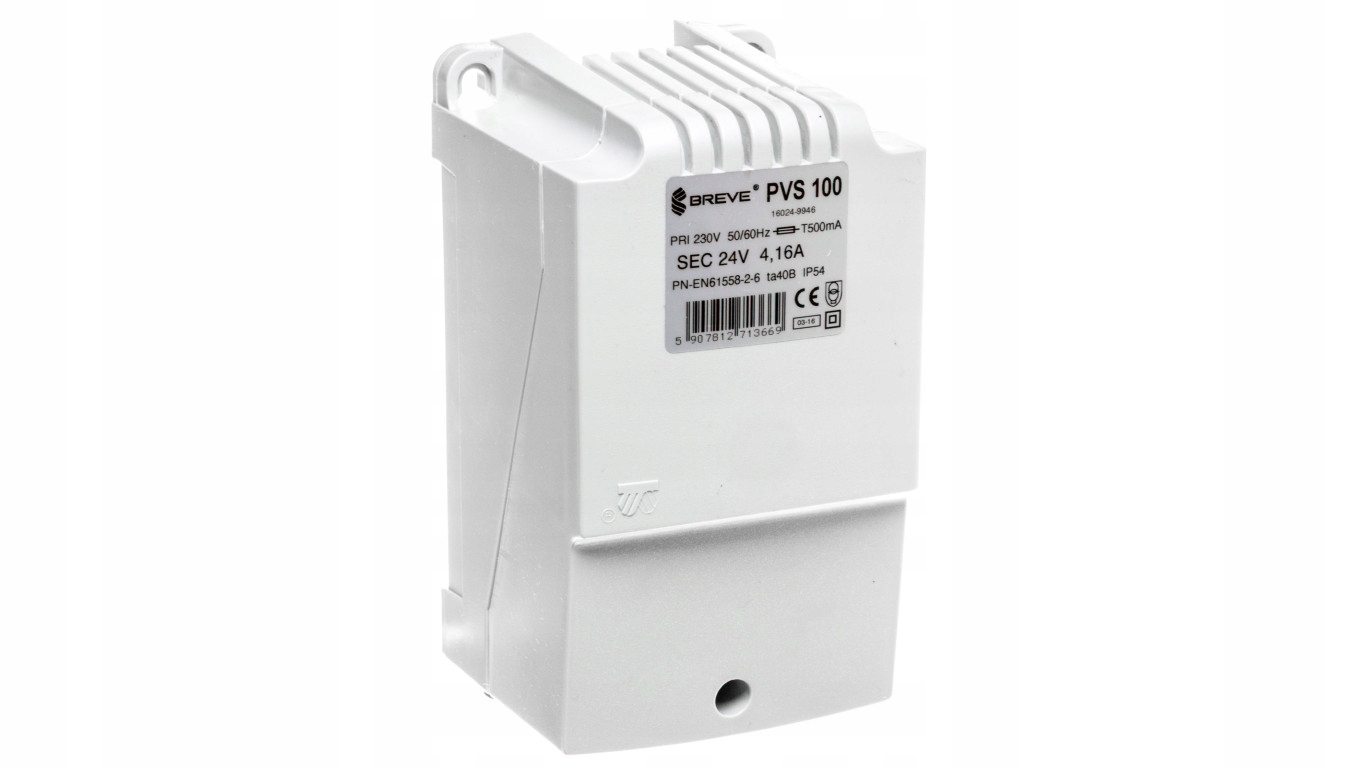 1-fázový PVS transformátor 100VA 230 / 24V / v kryte