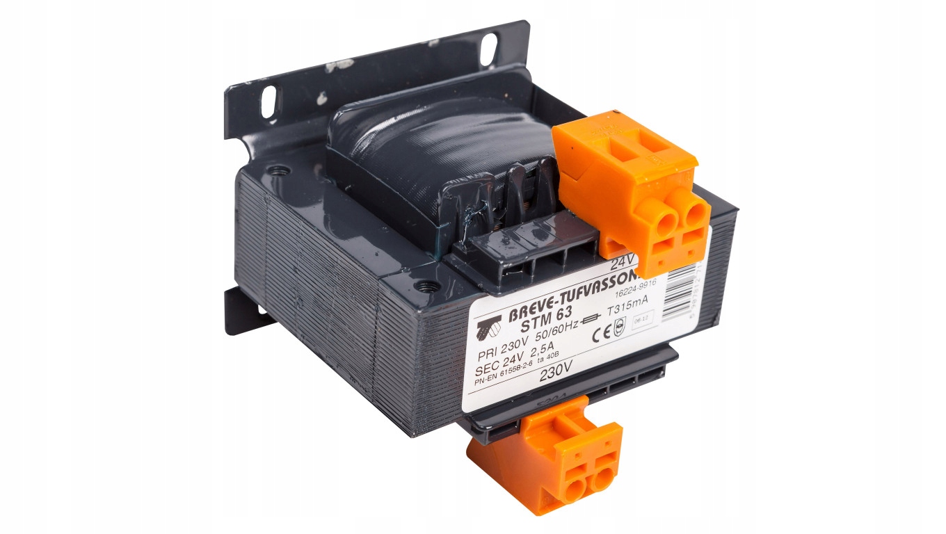1-fázový transformátor STM 63VA 230 / 24V 16224-9916