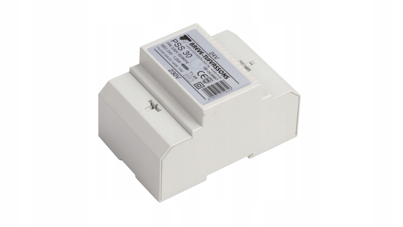 1-fázový modulárny transformátor PSS 30VA 230 / 24V