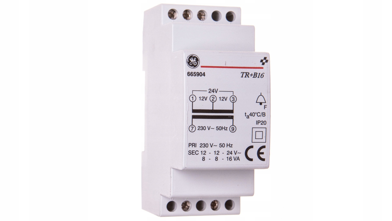 Zvonkový transformátor 12-12-24V AC TR + B16 665904