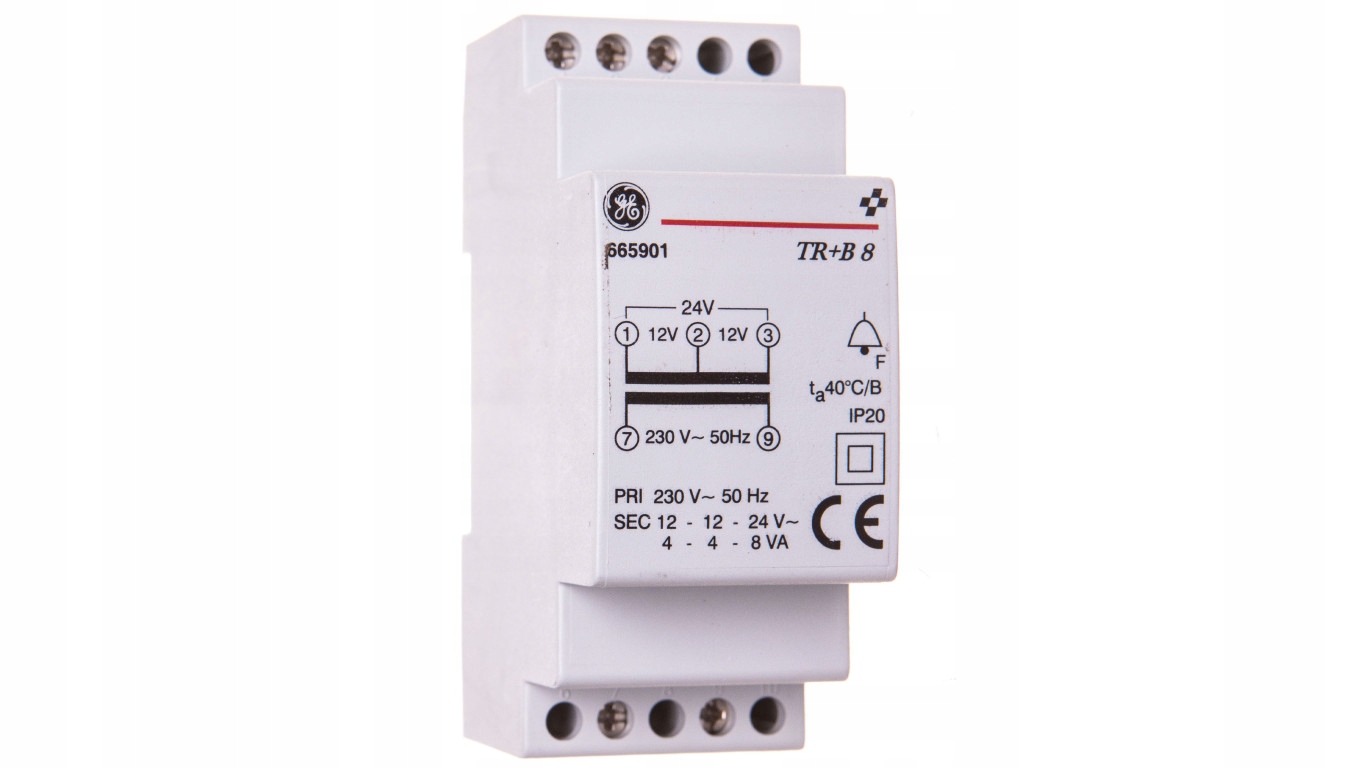 Zvonkový transformátor 12-12-24V AC TR + B8 665901