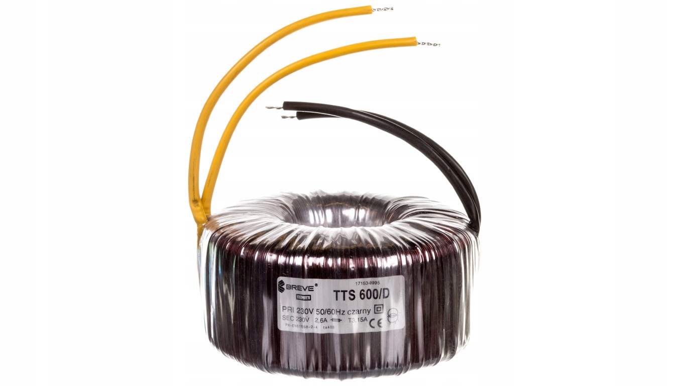 Toroidný transformátor TTS 600 / D 230 / 230V 600VA