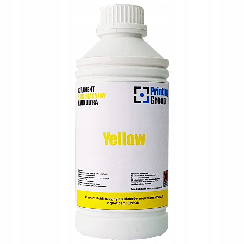 Sublimačný atrament ŽLTÝ 1000ml