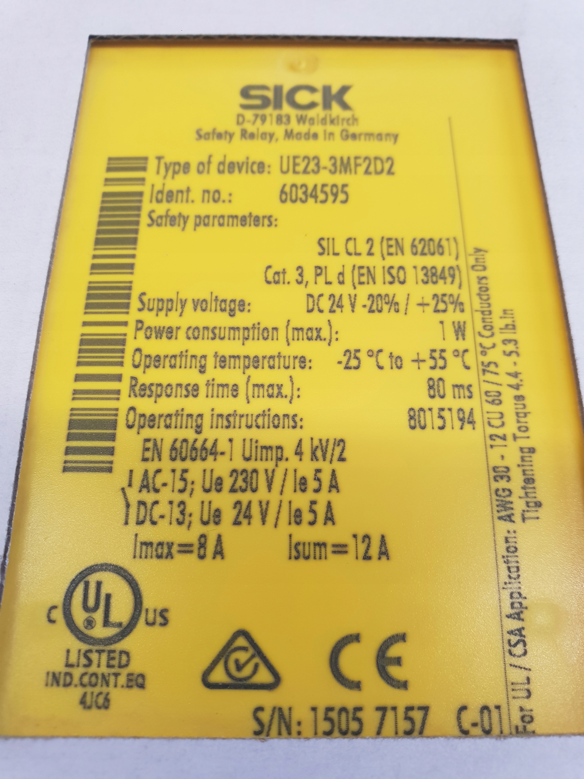 UE23-3MF2D2 modul bezpečnostného relé
