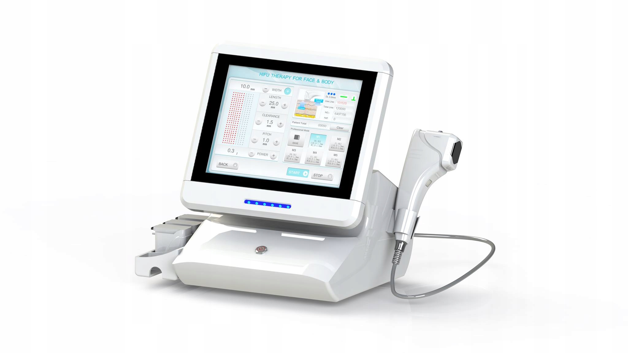 HIFU 4D Supreme V-MAX 7kartridz NOVÉ FV zariadenie