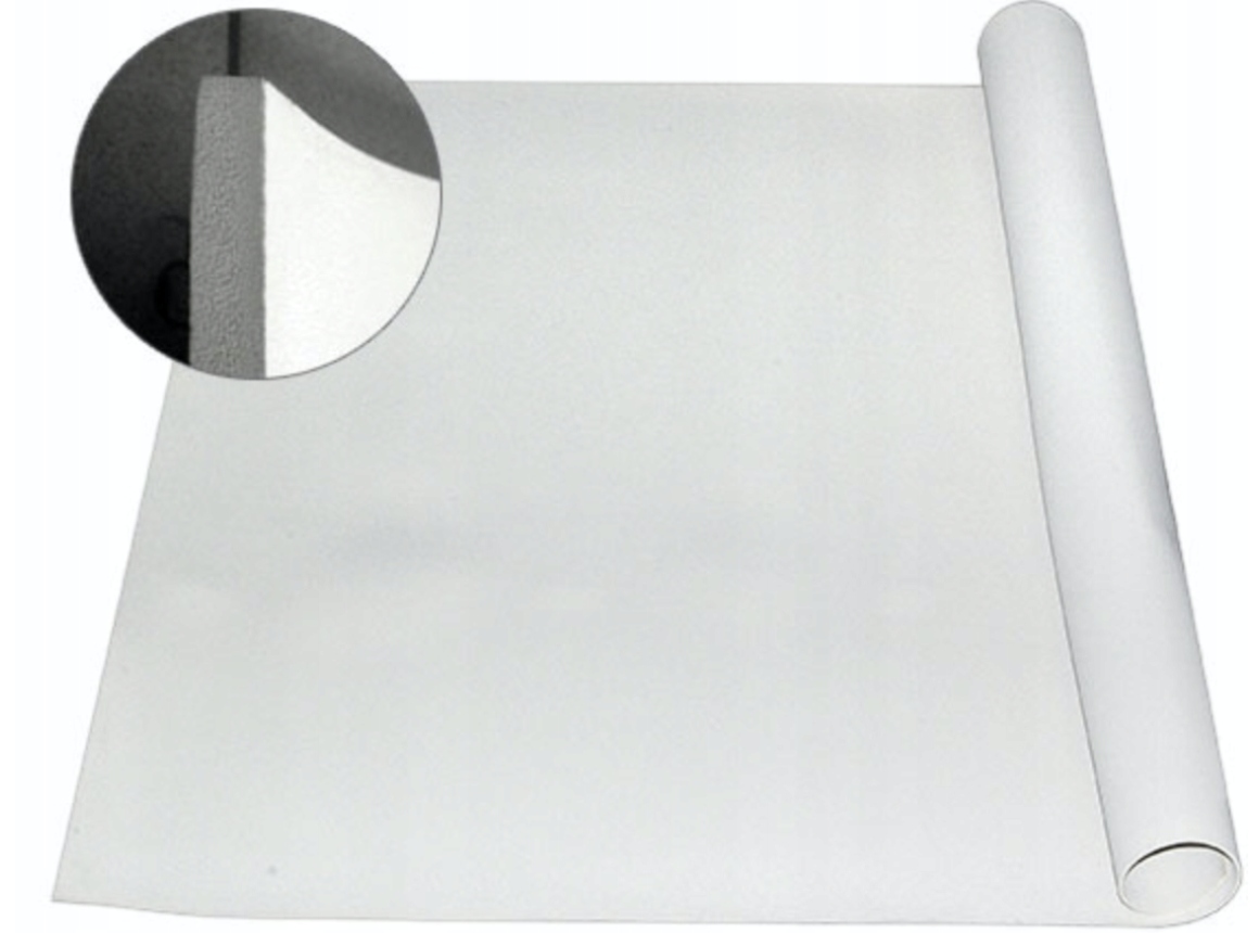 Tesnenie, microguma, biele 10mm 920x1400mm