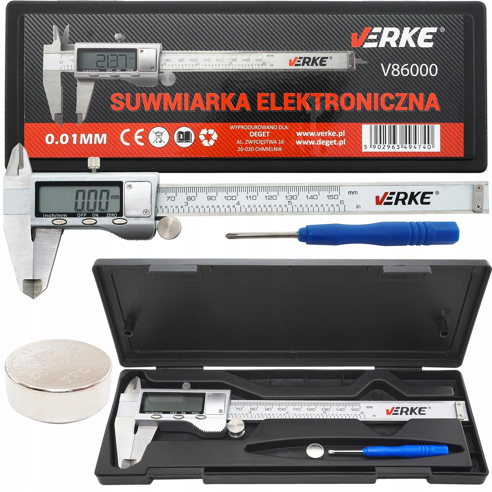 Elektronické strmeň Verke 150 mm
