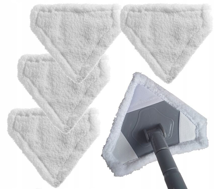 Vespero trojuholníkový plochý mop 17 cm + 4× vložka Vespero Delta plochý mop 17 cm