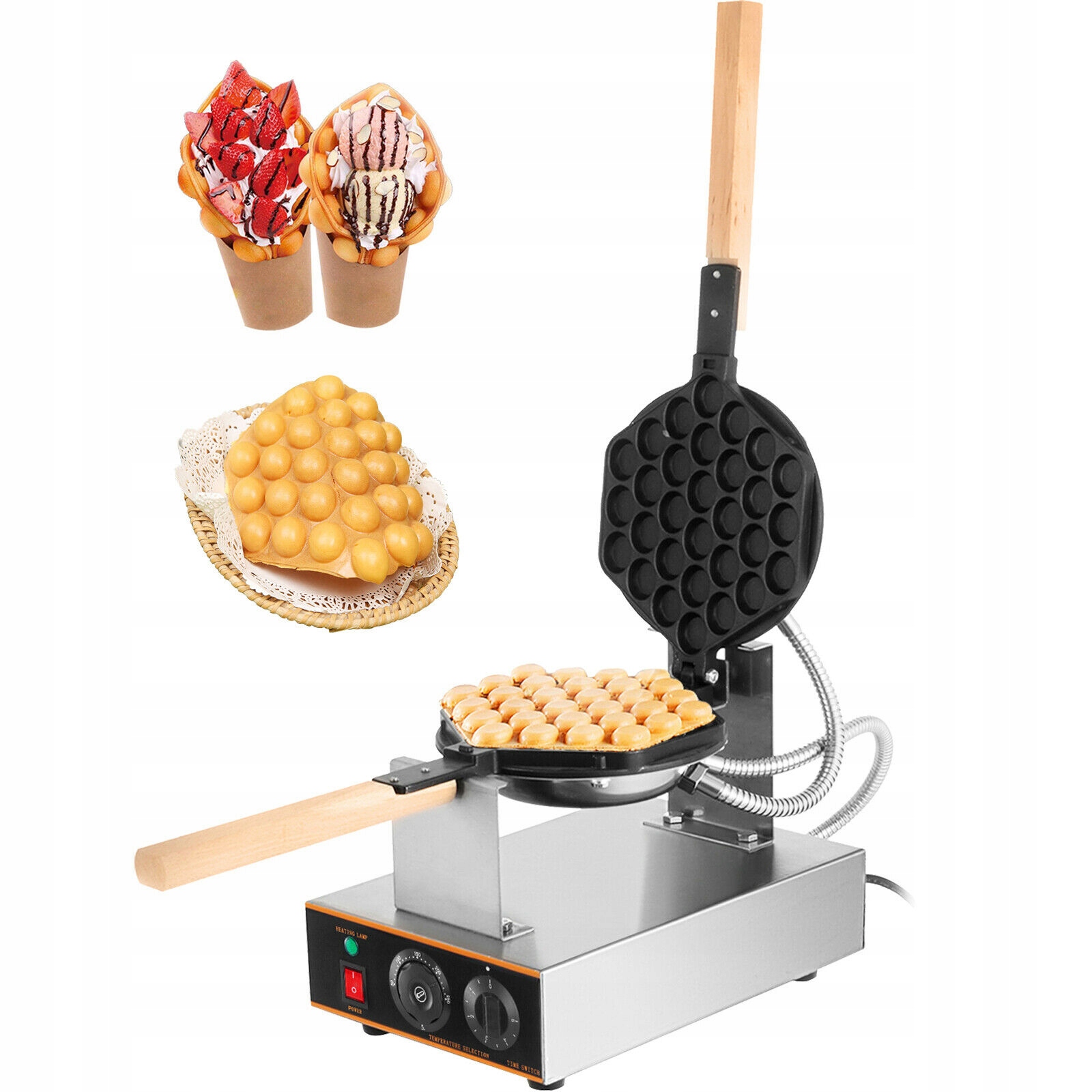 Stroj na vaječné torty Gofrownica Vevor 1400 W