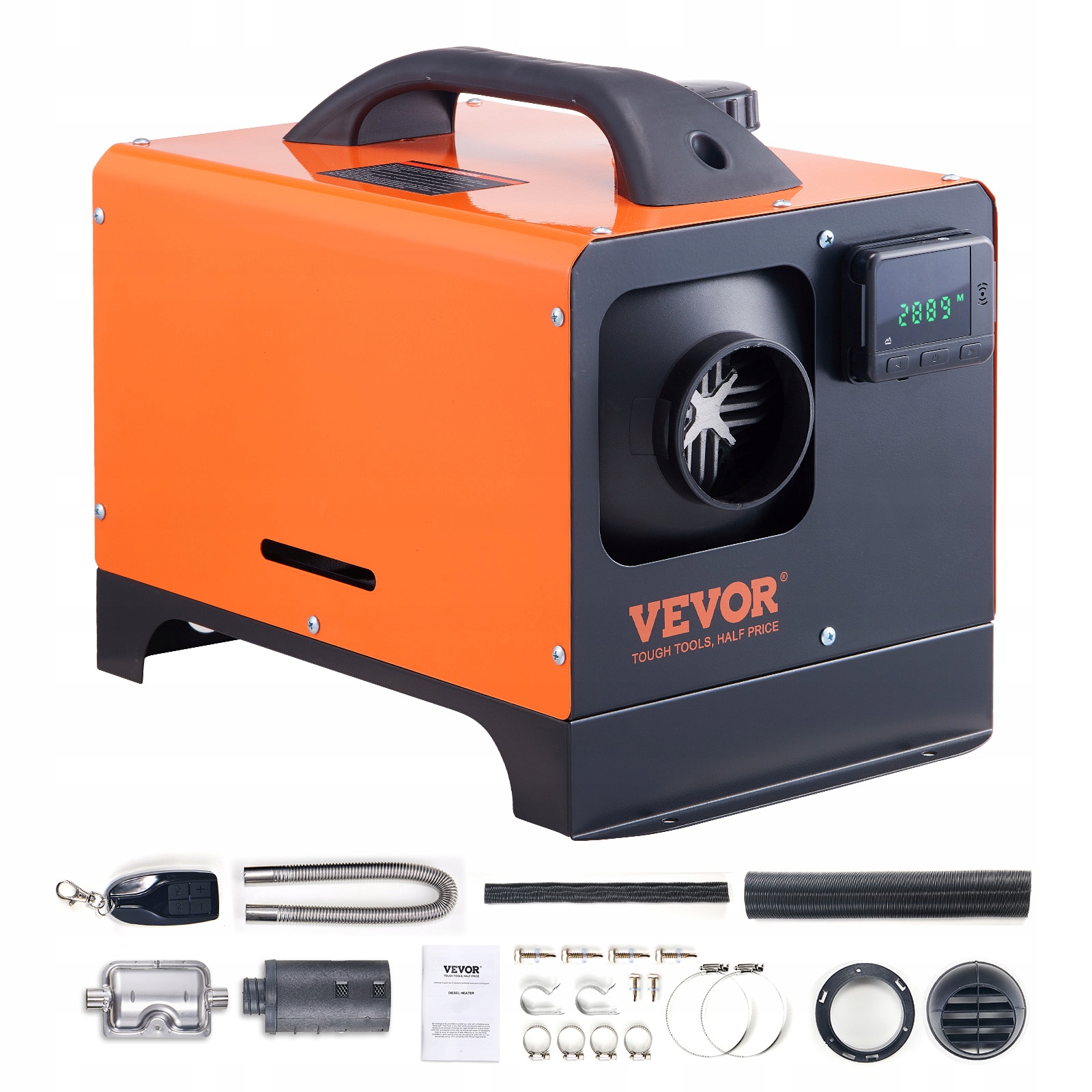 Spaľovací ohrievač Vevor 8 kW