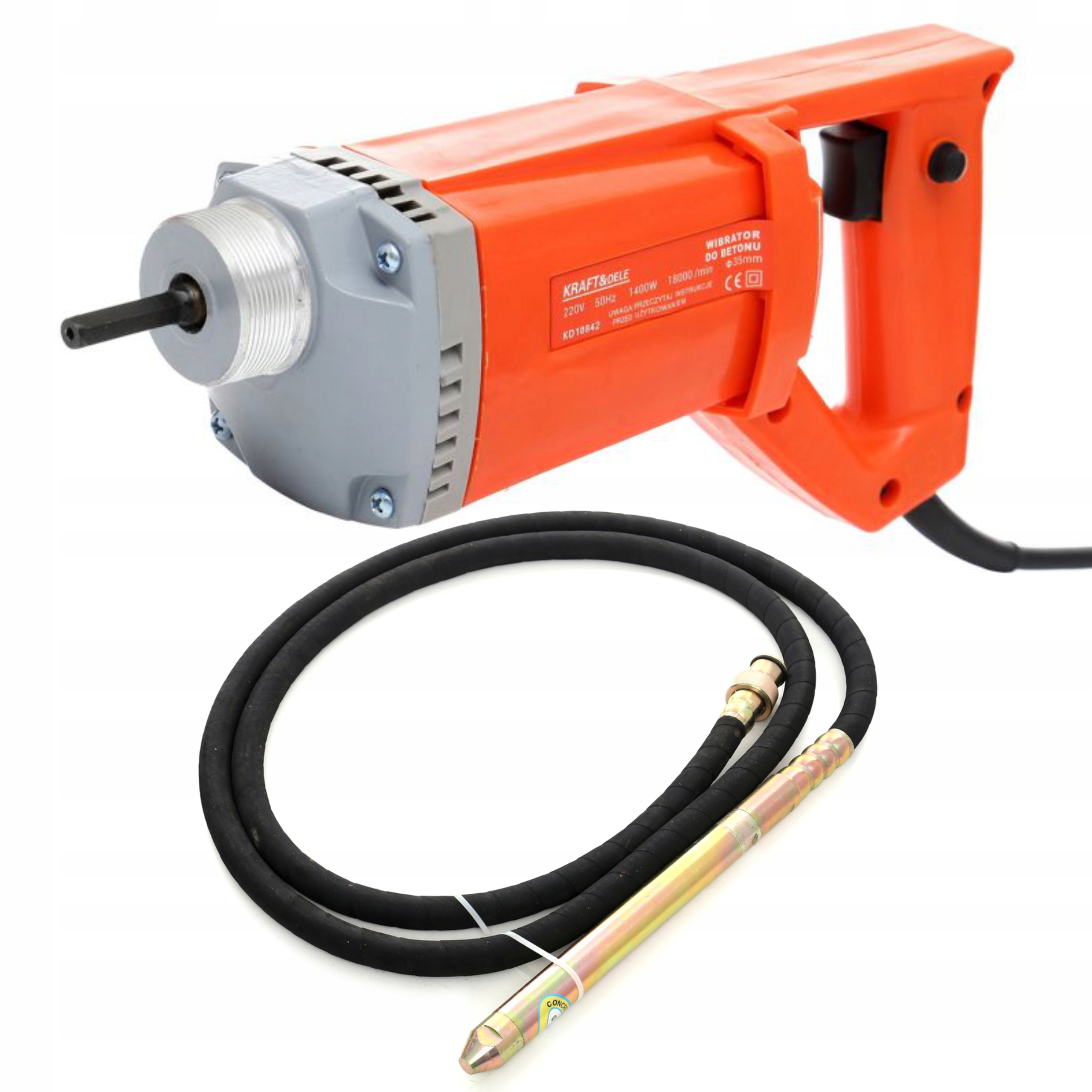 Vibrátor betónu Kraft&Dele 1200 W