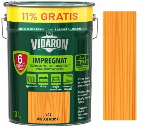 VIDARON Impregnácia Orech V04 10L
