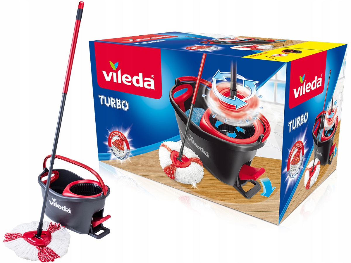 Vileda Turbo vedierko a odstreďovací mop 38 cm