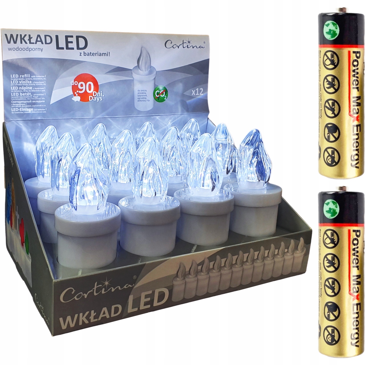 LED vložka do sviečok Cortina 11 cm