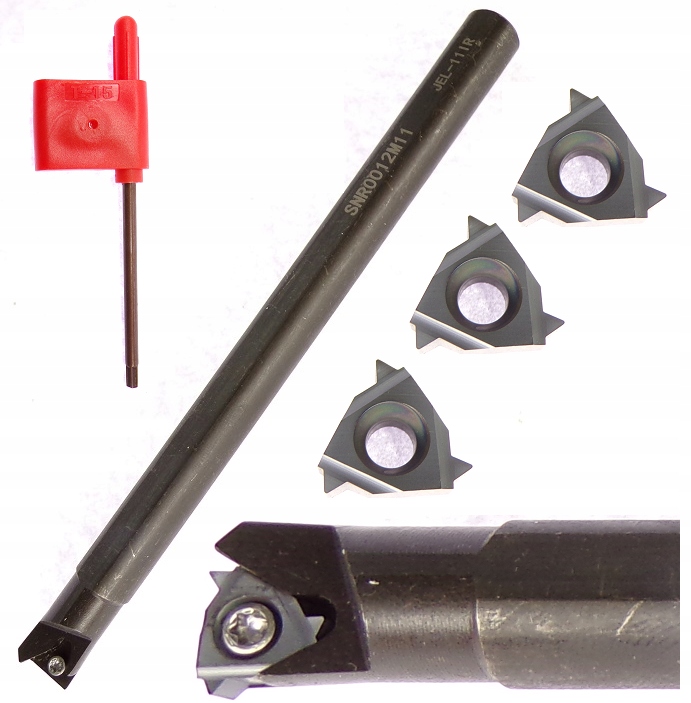 Nôž sústružnícky SNR 0012 M11 12mm 1 ks + 3× Vložka 1 ks SH 11IR AG60