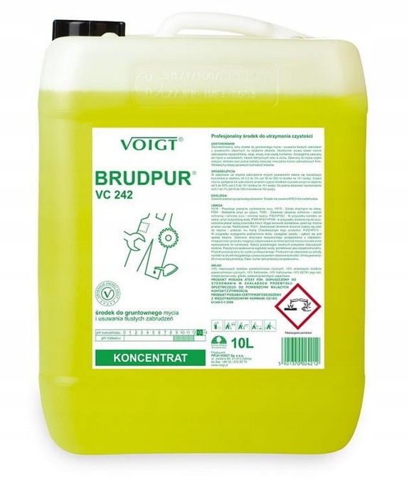 VOIGT VC 242 DIRT odstraňuje mastnú silnú nečistotu 10 l