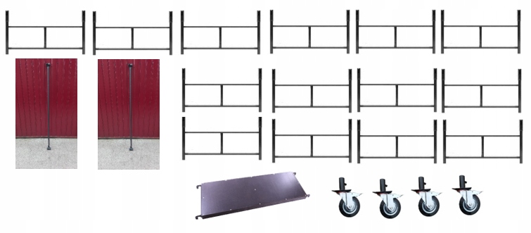 Varšavské lešenie - 14 kusov