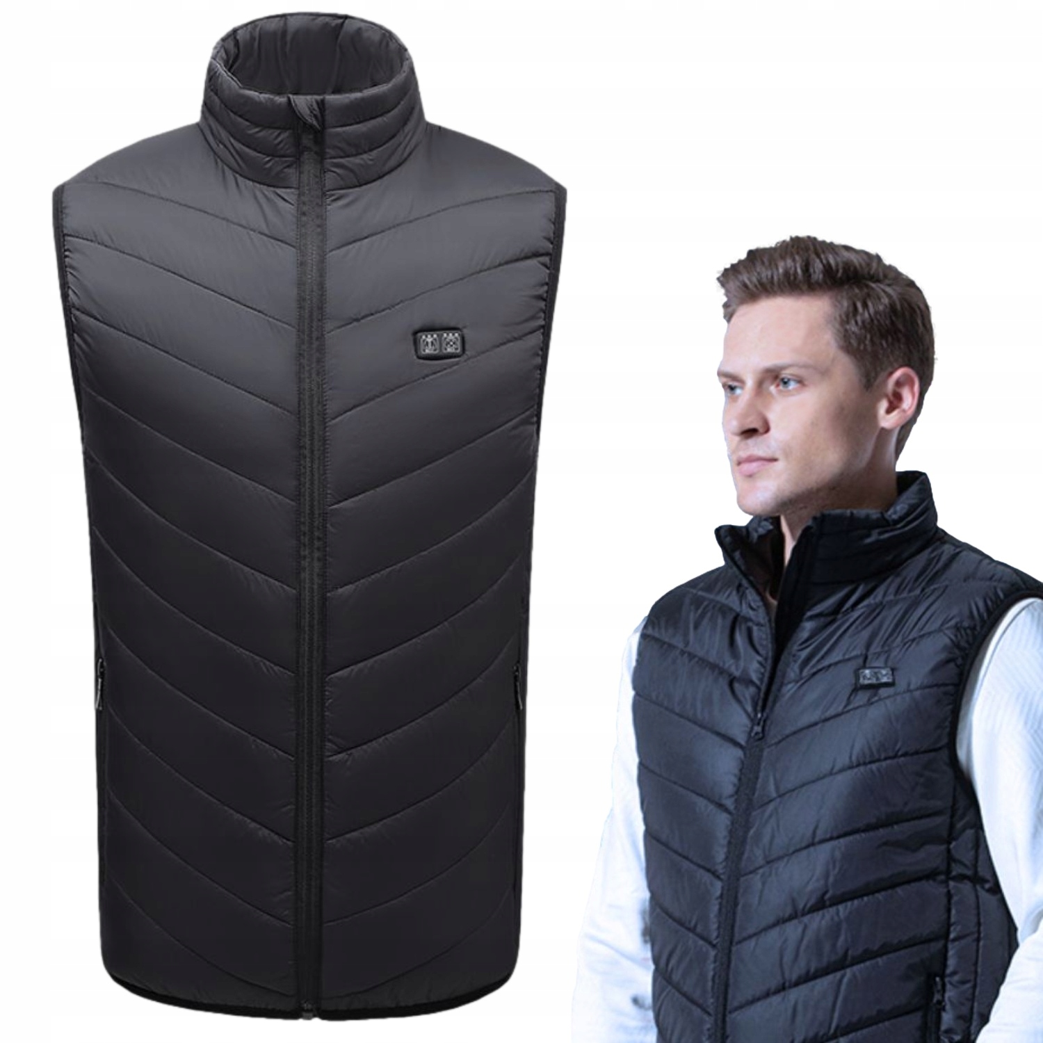 Unisex vyhrievaná vesta MANTA vyhrievaná vesta dámska pánska USB MKG01 XL