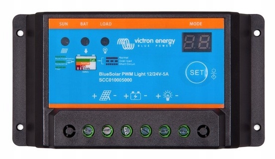 Regulátor energie Victron PWM svetlo 12V 24V 5A
