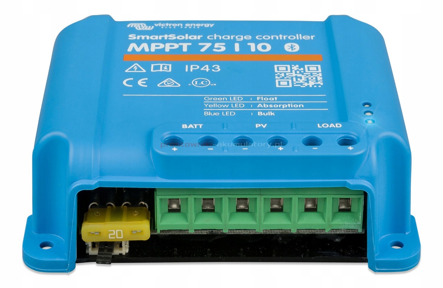 Inteligentný solárny regulátor nabíjania Victron MPPT 75/10