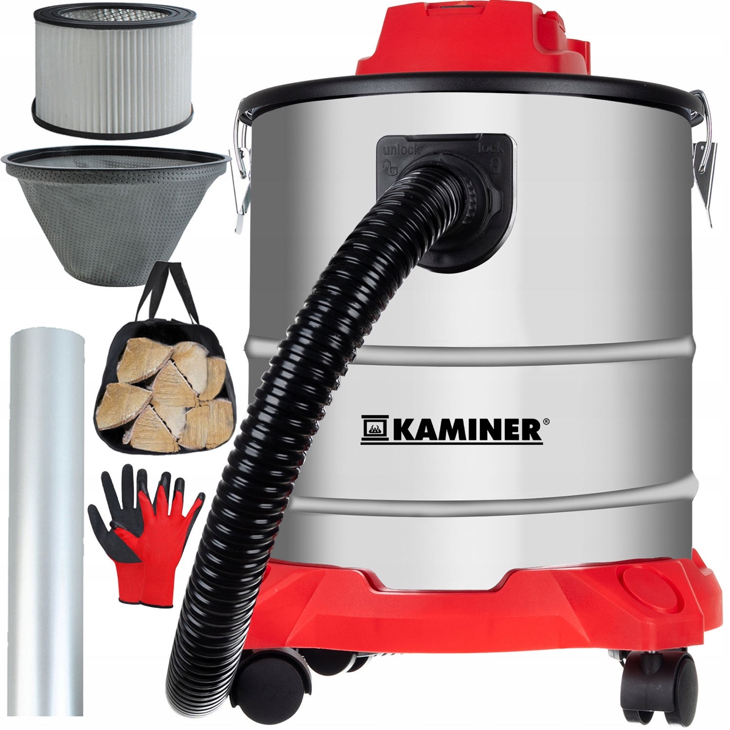 Kaminer ODK005-20L 1200 W priemyselný vysávač