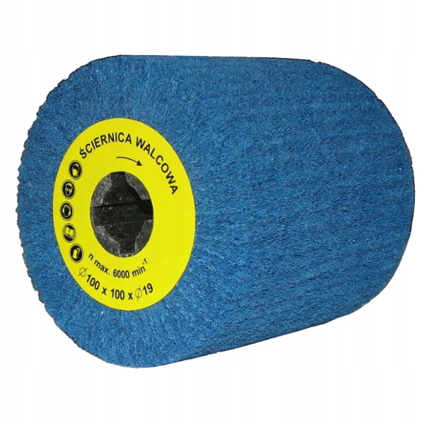 ROLLER SATIN STROJ 100x100x19 FINE ZIRCON INOX