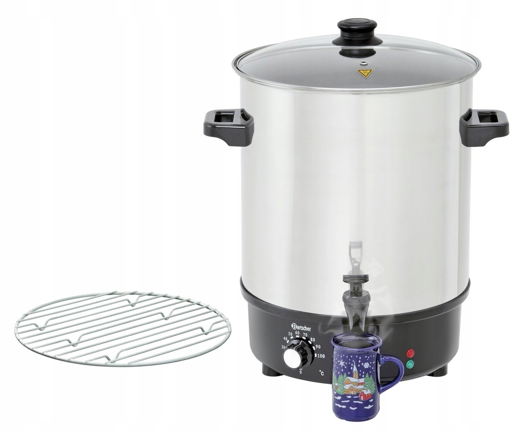 BARTSCHER 30 L VODNÝ VARIČ NA KÚRENIE PIVO VÍNO VÍNO