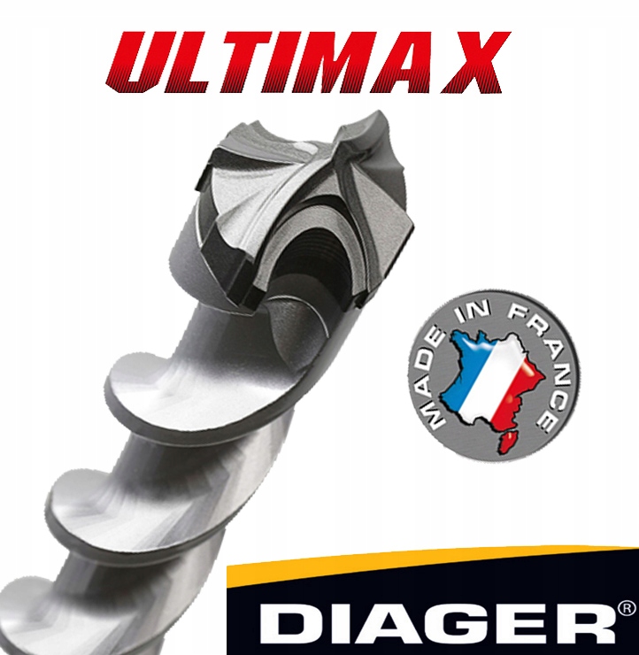 SDS-MAX VŔTAČKA DO BETÓNU VŔTAČKA 20x540 ULTIMAX