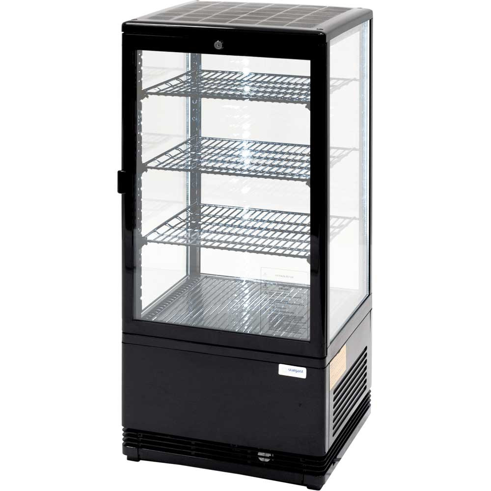CHLADIARENSKÉ PÚZDRO ČIERNE 78 L LED