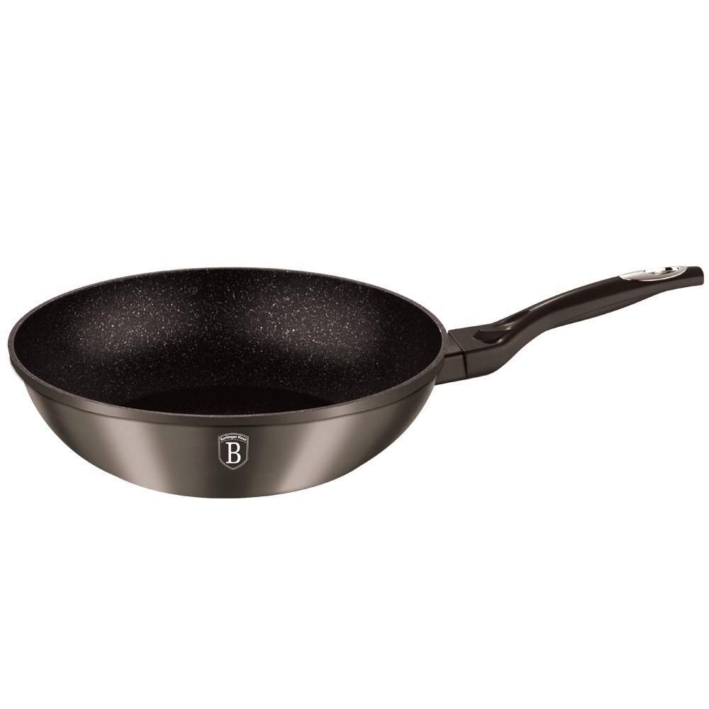 ŽULA WOK 28cm BERLINGER HAUS CARBON METALLIC