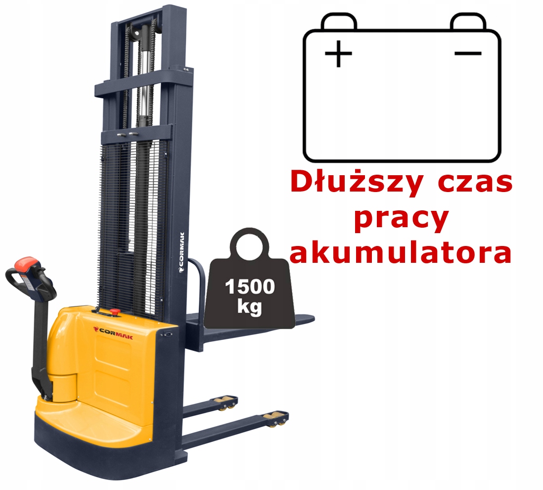ELEKTRICKÝ HLAVNÝ PALETOVÝ VOZÍK 3 500 mm