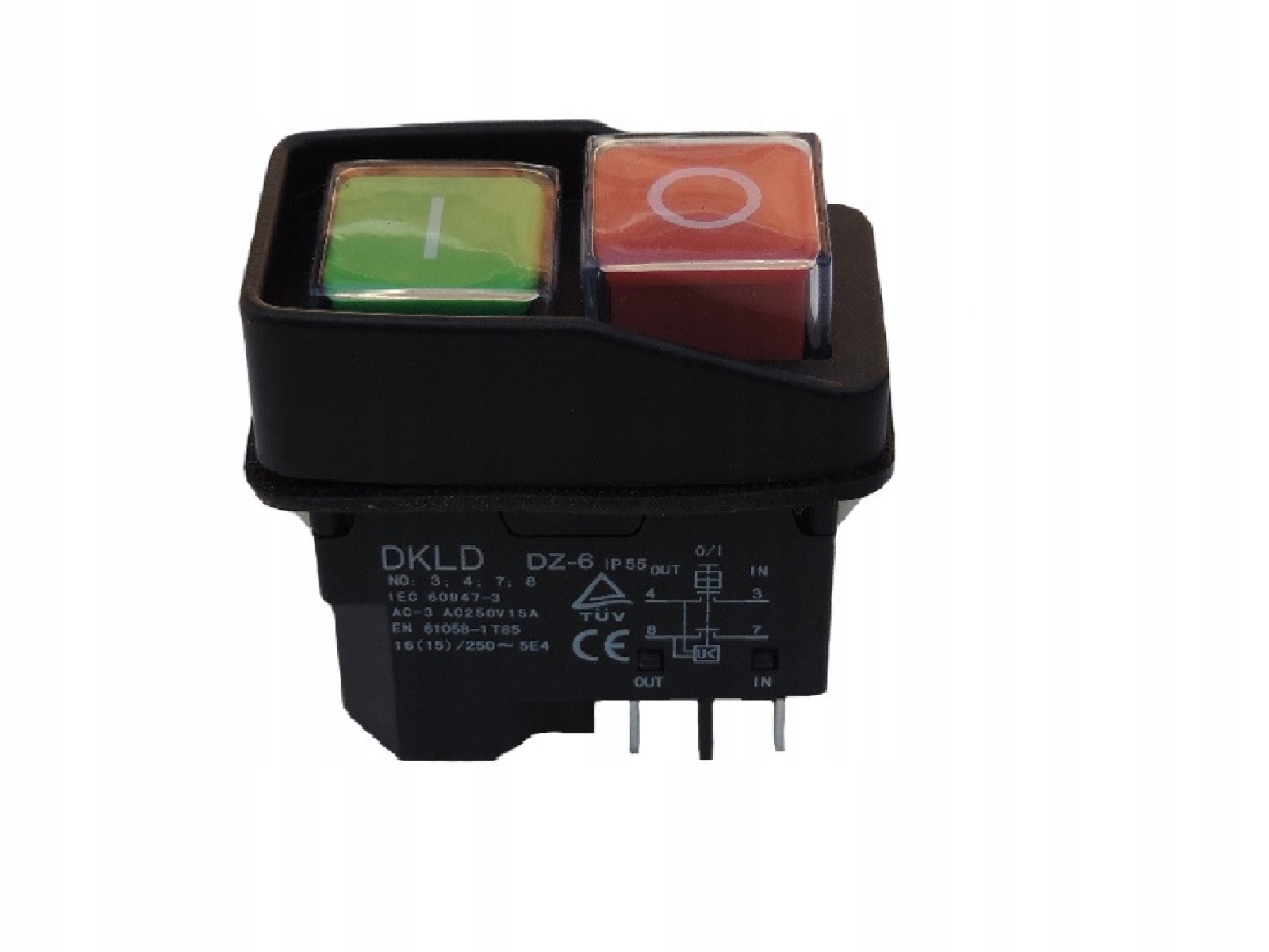 SWITCH prepínač DKLD DZ-6 4-pólový prepínač