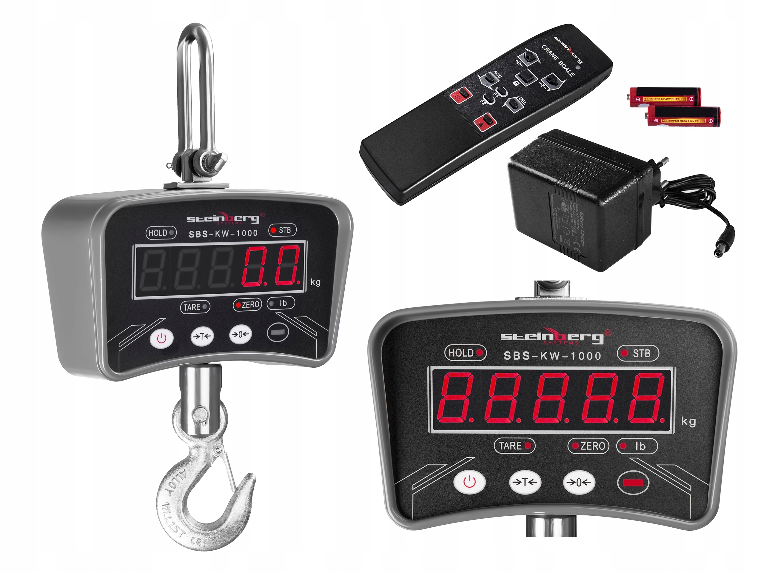 Háčiková váha STEINBERG SYSTEMS SBS-KW-1000 / 10B