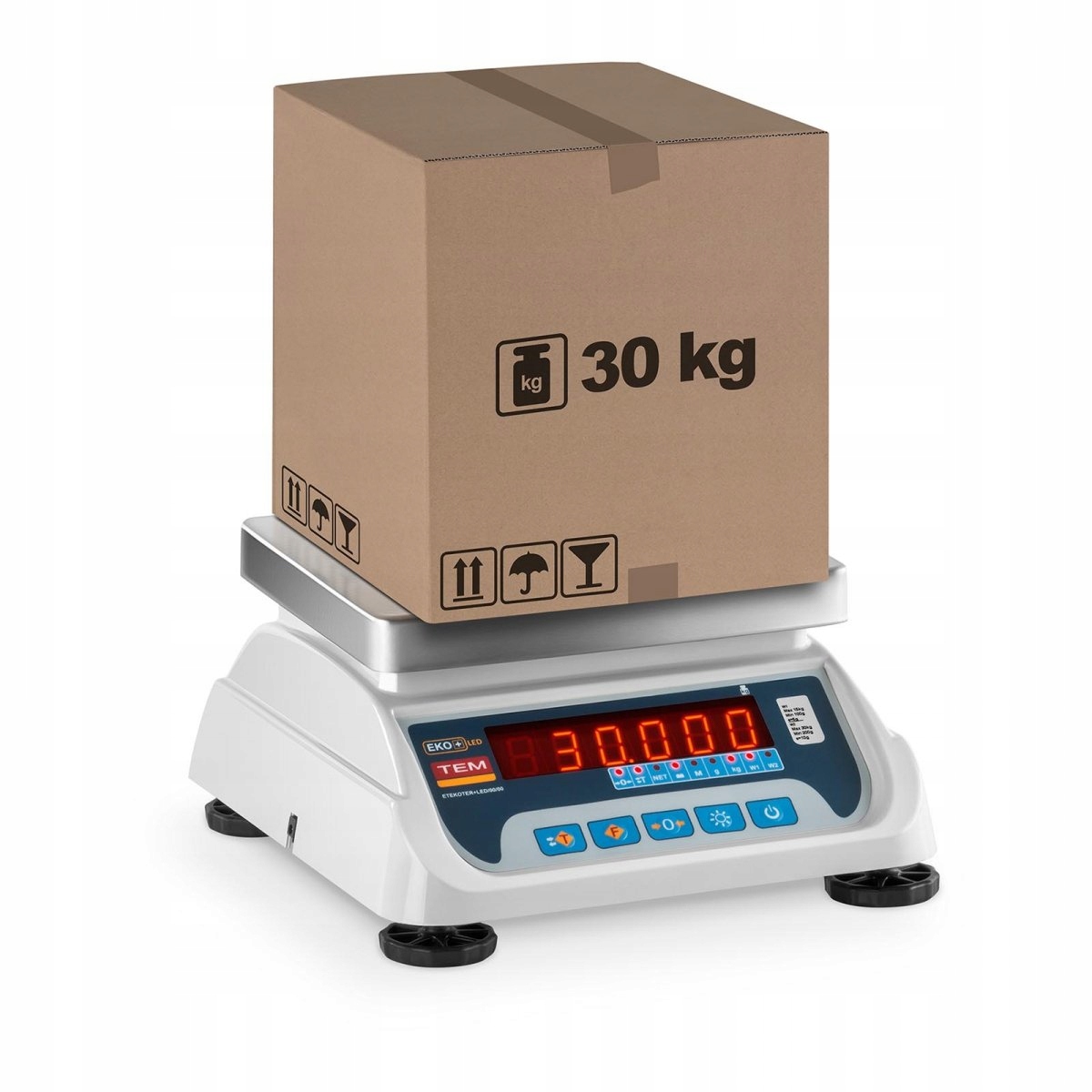Hmotnosť skladu 30 kg / 10 g TEKO + LED30T-PLS-B1 10200007