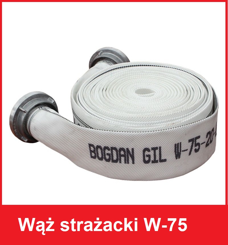 Požiarna hadica pre motorové čerpadlo - poľská (3 palce, W 75)