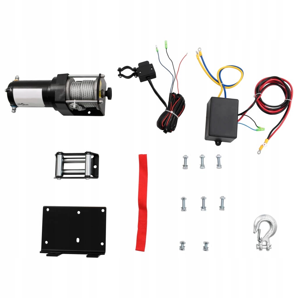 Elektrický navijak 12V, 1360 kg, s vedením l