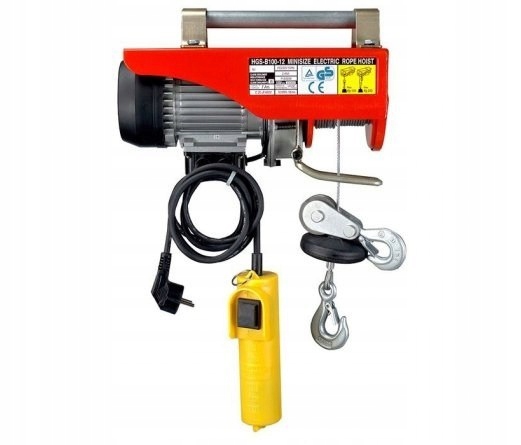 Elektrický navijak s diaľkovým ovládaním 200 / 400kg 230V