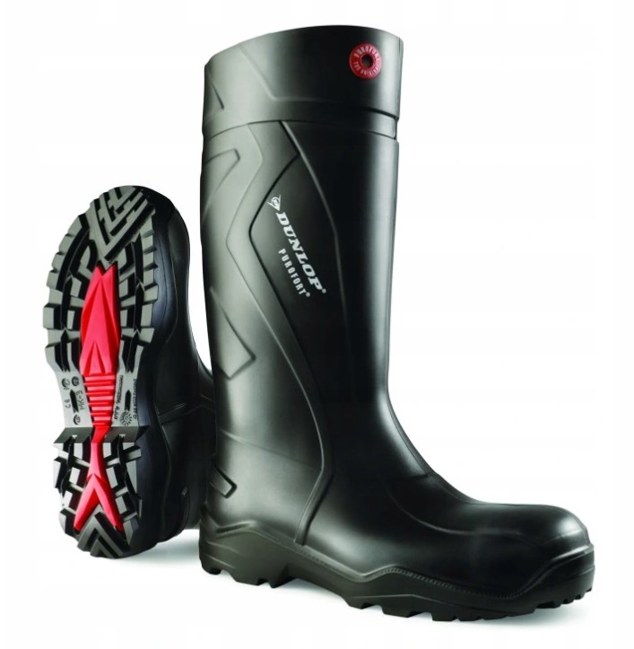 Gumové pracovné čižmy Dunlop DRS-Purofort, čierne, veľkosť 44, veľkosť 44