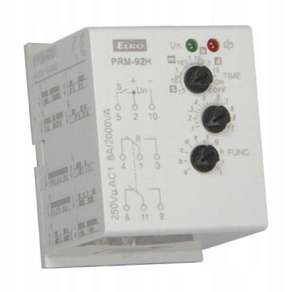 Multifunkčné časové relé 12V 240V PRM-92H