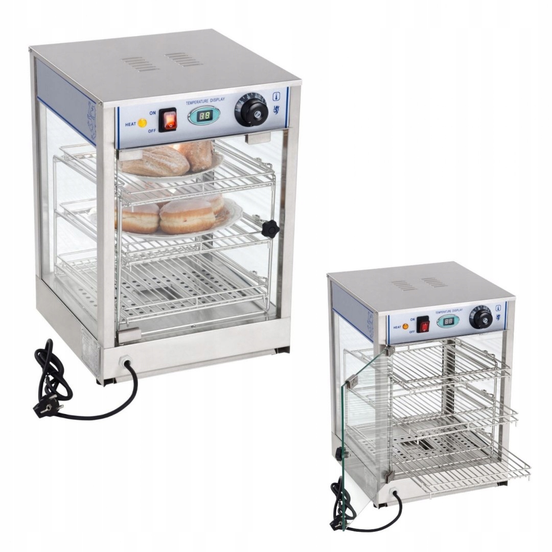 Vykurovacia vitrína 850W, šírka 35,5c