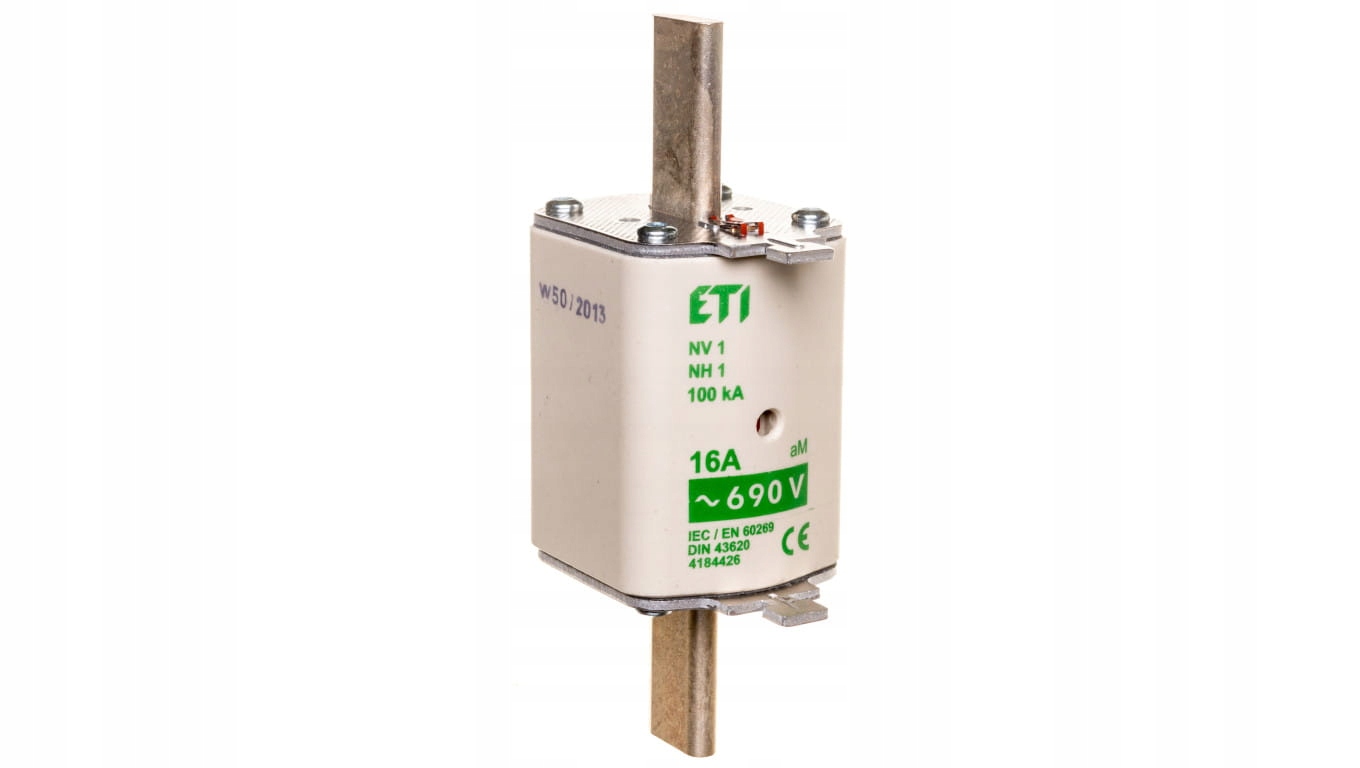 Poistková vložka KOMBI NH1 16A aM 690V WT-1