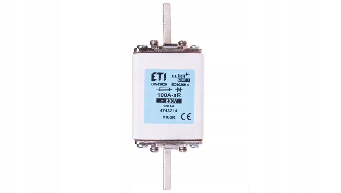 Poistková vložka NH1 100A aR 690V M1UQ02 004