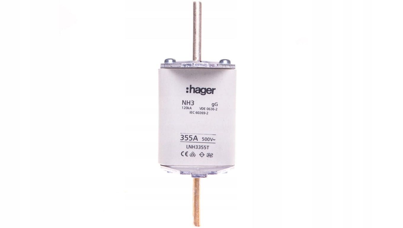 NH3C 355A AC 500V poistková vložka s pomalým prepaľovaním
