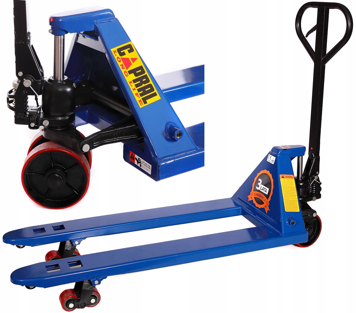 Ručný paletový vozík 2500kg 115cm 2,5T