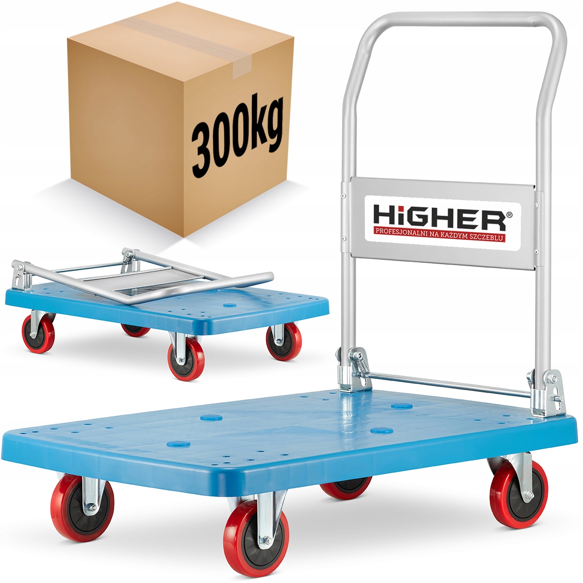 Transportný skladovací vozík na platformu 300 kg