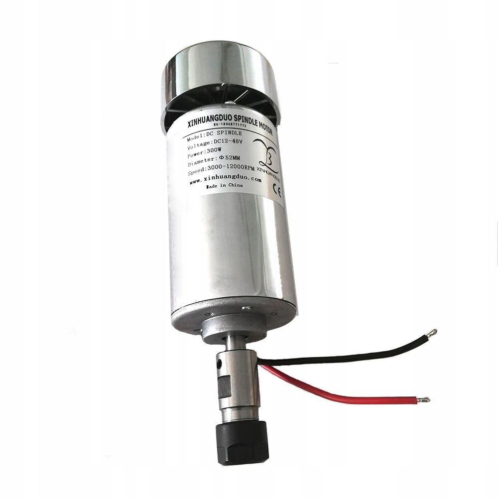 Frézovacie vreteno motora 300 W 12-48 VDC ER11 fréza