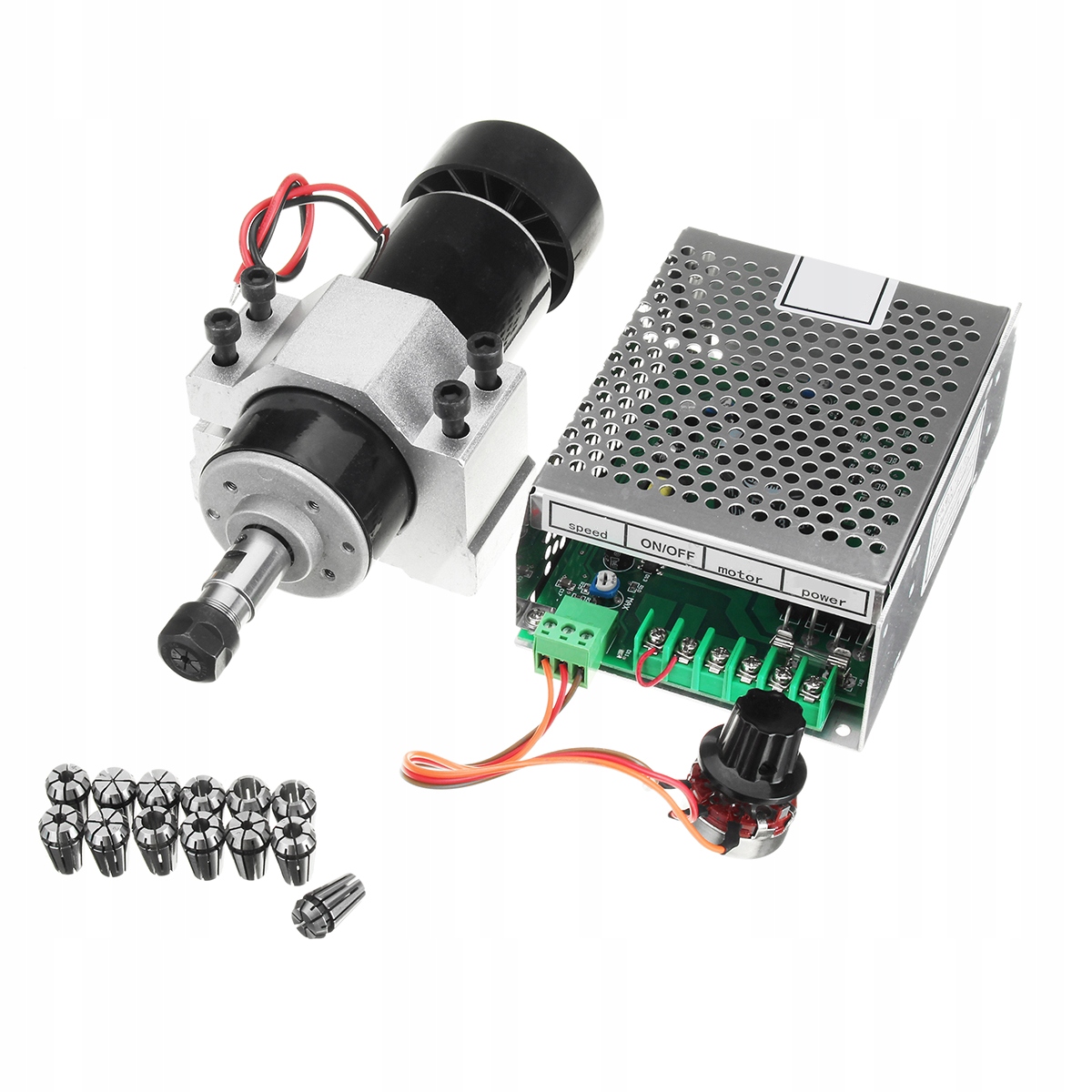 500W vreteno frézovacieho motora + 13x fréza ER11